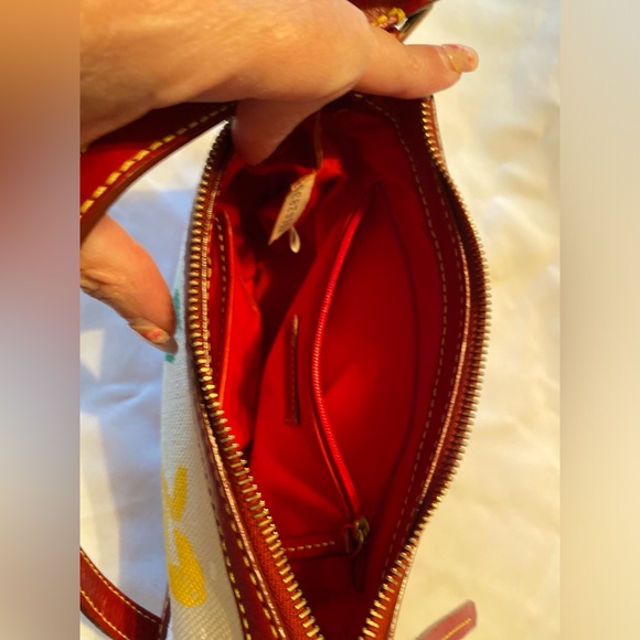 Dooney & Bourke Retired Paint Splatter Satchel Purse EUC - Picture 12 of 12